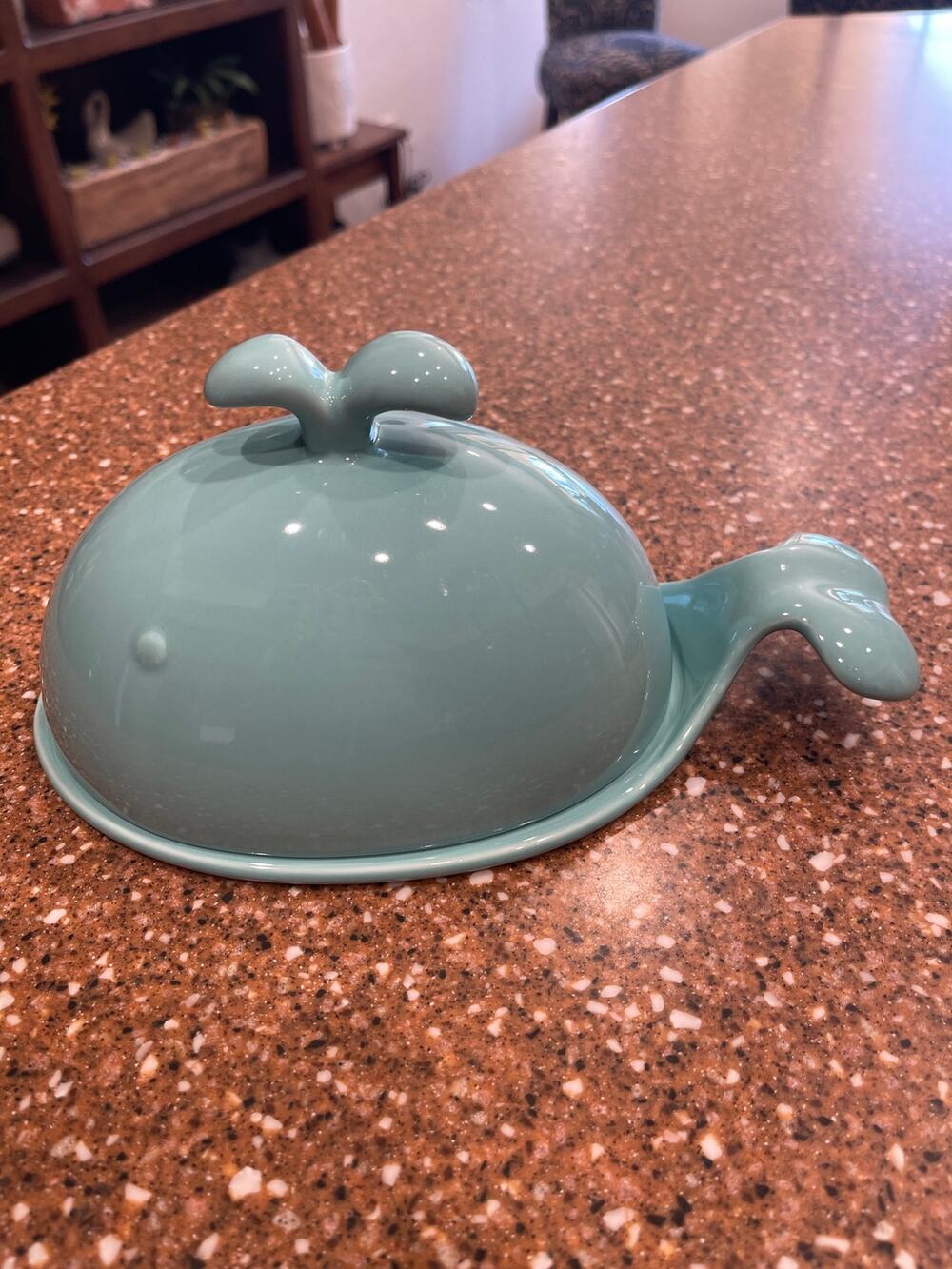 Whale butter dish
